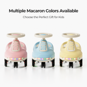 Voiture à bascule pour enfants Fashion Space Rocket, roues silencieuses avec amortisseurs, voiture à bascule pour bébé, cadeau de vacances pour enfants - Product Image 3