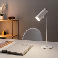 Lampe de bureau étoilée avec lampe torche, lampe de table LED pliable 2 en 1, lumière étoilée compacte pour dortoir d'étudiant, chambre à coucher, chevet