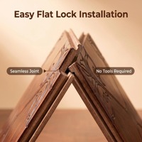 Parquet stratifié 15 mm d'épaisseur, installation par clipsage pour salon et décoration intérieure, vente en gros