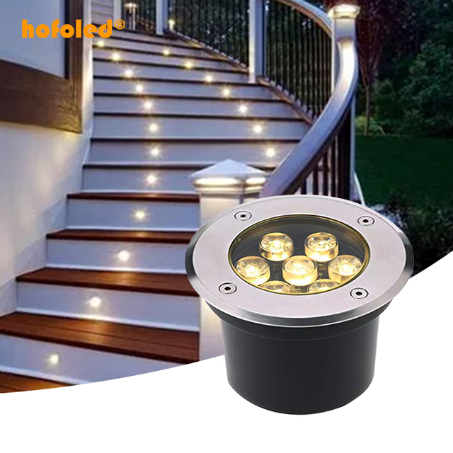 Die Cast Aluminum Led Deck Light Park Lawn LED Step Light Outdoor Garden Waterproof LED Underground Light for Landscape