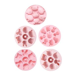 แม่พิมพ์ซิลิโคนสำหรับอบขนมผงวุ้นสีขาวอุปกรณ์สำหรับทำคุกกี้พุดดิ้งและเจลลี่อเนกประสงค์สำหรับอาหารเด็ก - Product Image 4