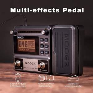 Pedal de Guitarra Multiefectos MOOER GE100, 80 Presets, 66 Efectos, Loop, 40 Ritmos de Batería, Distorsión, Expresión, Volumen, Wah, Tap <span class=keywords><strong>Tempo</strong></span> - Product Image 2