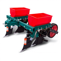 Semoir à maïs multifonction à 2 rangs pour motoculteur, machine agricole de précision pour la plantation de semences