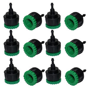 Adattatore in Plastica da 3/4 di Pollice Femmina a 4mm per Rubinetto, Connettore per Tubo di Irrigazione da Giardino con Dado di Bloccaggio, Standard DIN - Product Image 3