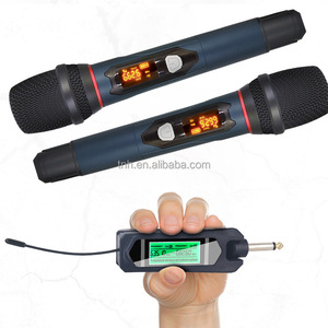 TNH um-x12 mikrofon pengisian daya nirkabel Universal mikrofon dinamis UHF Cerdas tampilan LED untuk konferensi kinerja langsung - Product Image 5