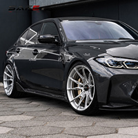 Jantes forgées légères OEM personnalisées, finition argent brossé, concaves profondes, à rayons en Y, 19 et 20 pouces, 5x112, compatibles BMW G80 G82 G87 G20 F90 M4 M5 M340i