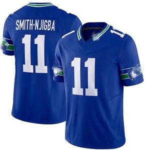 Người Đàn Ông Của Thanh Niên Phụ Nữ 21 Devon Witherspoon 14 Dk Metcalf 11 Jaxon Smith-Njigba 16 <span class=keywords><strong>Tyler</strong></span> Lockett Bóng Đá Mỹ Jersey - Product Image 3