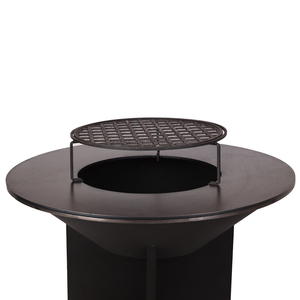 Plancha de Acero al Carbono Negra para Jardín, <span class=keywords><strong>Grande</strong></span>, para <span class=keywords><strong>Leña</strong></span>, con Llamaras, Venta al por Mayor de Fábrica - Product Image 5
