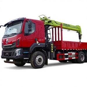 Grue montée sur camion 6x4 d'occasion, 12 tonnes, bras droit hydraulique, marque Vvv, hauteur <span class=keywords><strong>de</strong></span> levage 20m, <span class=keywords><strong>pompe</strong></span> hydraulique, prix spécial - Product Image 1