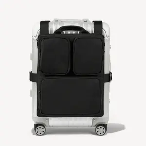 定制新款简约风格尼龙豪华笔记本横包客舱行李箱横包背带商务旅行包防水公文包