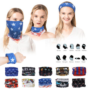 بيع بالجملة نمط ساخن للنساء وشاح حرير الهيب البوب أنيق متعدد الوظائف مخصص طباعة ملحقات ركوب الدراجات - Product Image 4