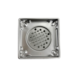 Coperchio per Scarico a Pavimento Bagno Anti-Odore a Doppio Uso con Inserto per Piastrelle 150x150, Sifone Doccia Quadrato in Acciaio Inox a Basso Prezzo, Garanzia 5 Anni - Product Image 3