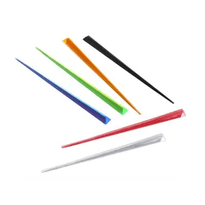 Accessori per <span class=keywords><strong>Feste</strong></span>, Stuzzicadenti Triangolari in Plastica Trasparente, Nera e Colorata per Cocktail, Perfetti Stuzzicadenti in Plastica - Product Image 1
