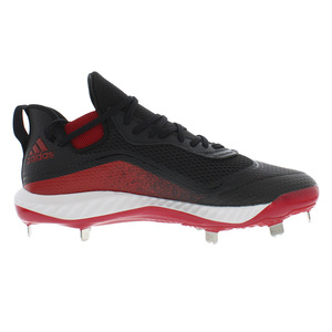 Zapatos de Fútbol Adidas Icon V Bounce NCAA para Hombre, Color Negro/Plateado/Rojo |   100% Auténtico - Product Image 1