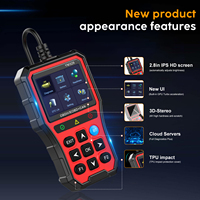 Escáner de Diagnóstico OBD2 Podofo con Pantalla IPS de 2.8'', Herramienta de Diagnóstico Remoto por Aplicación, DTC OTA para VW/BMW/Porsche/Toyota/Ford/Nissan/Hyundai Posteriores a 1996