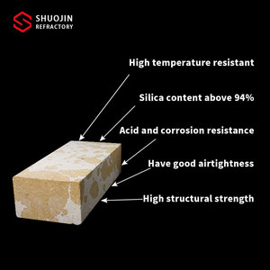 Prix d'usine, brique réfractaire en silice personnalisée, corindon, <span class=keywords><strong>magnésie</strong></span>, aluminium, MGO, four à verre, alumine, silice, brique réfractaire, bloc - Product Image 2