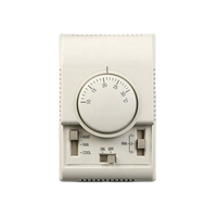 Thermostat d'ambiance mécanique 220V 4A pour climatiseur, contrôleur de température pour ventilo-convecteur, panneau à interrupteur rotatif, IP21, certifié CE