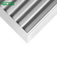 Grille d'air de retour extérieure en aluminium à persienne étanche Ventilation d'échappement murale Persienne étanche à la pluie