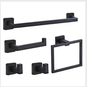 Towel rack set stainless steel bathroom storage rack bathroom toilet paper holder towel bar bathroom hardware pendant