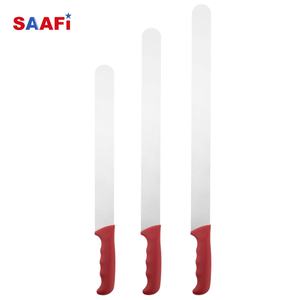 سكين شيف للمطبخ بشفرة طويلة <span class=keywords><strong>20</strong></span> بوصة وسكين شاورما 18 بوصة بمقبض من البولي بروبلين - Product Image 4