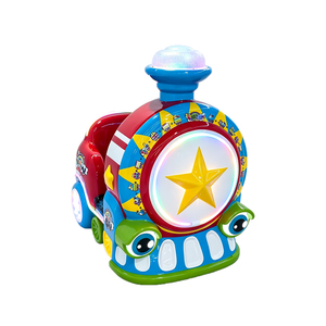 Train à monnayeur pour enfants, voiture à bascule commerciale en fibre <span class=keywords><strong>de</strong></span> verre avec écran HD et <span class=keywords><strong>volant</strong></span> pour centre commercial et parc d'attractions - Product Image 2