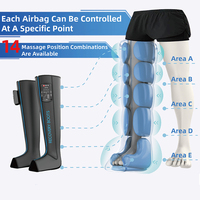 OEM bottes portables de pressothérapie pour le lymphœdème appareil de thérapie de la cheville pompe de compression machine de massage pour les jambes lymphœdème