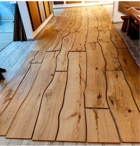 Plancher <span class=keywords><strong>en</strong></span> Frêne Courbé à Bord Naturel, Motif Irrégulier, Nouveau Style Chinois pour Salon - Product Image 3