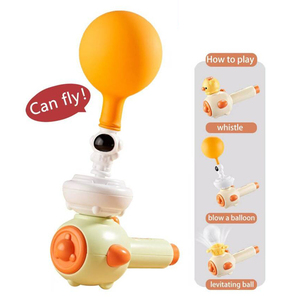 Ensemble de jouets à ballons soufflants 3 en 1 avec balle volante Jouet en plastique sifflets Jouet de motricité orale - Product Image 6