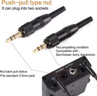 Verrouillage plaqué or 3 pôles 3.5mm stéréo prise stéréo avec ressort protecteur pour câble 2mm