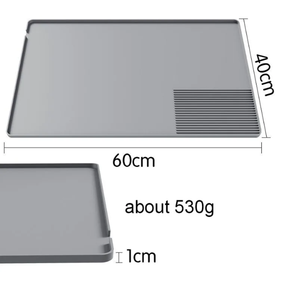 Juego de Accesorios de Cocina de Silicona Antideslizante, Tapete para Cafetería de 24x16 Pulgadas con Soporte para Tamper, Tapete de Secado Desmontable Resistente al Calor - Product Image 2