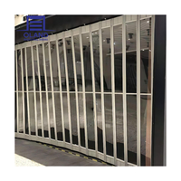 Porte de sécurité moderne en aluminium invisible pour centre commercial, porte pliante en acrylique, porte transparente en PC, garage antivol, magasin