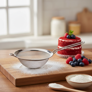 ที่กรองสเตนเลสสตีล10ซม. อุปกรณ์ทำขนม - Product Image 3