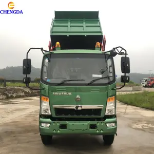 2024 Howo kargo truk Camion De Carga 4x4 4X2 Sinotruk Olia 3Ton 3 3 5 dan 7 Ton 10 Ton Dump Light Diesel tipe mesin