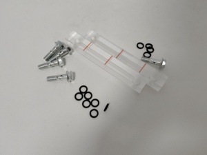 Vidrio de Visión de Nivel de Aceite para Compresor de Aire Marca Manny YJ-130 con Distancia Central de 130 mm y 6 Meses de Garantía - Product Image 2