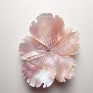 แฟนซีแฟชั่นสีชมพูซับ F235 14-45มิลลิเมตรรูปดอกไม้ธรรมชาติแกะสลักกึ่งสำเร็จรูปพลอยหลวมสำหรับการออกแบบ - Product Image 4