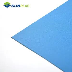 Sunplas precio de fábrica fabricante proveedor dos tonos ABS hoja de plástico cromo ESD ABS hoja 8mm