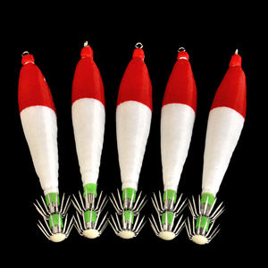 Anzuelos artificiales de <span class=keywords><strong>calamar</strong></span>, anzuelos luminosos de madera, anzuelo doble IGS - Product Image 5