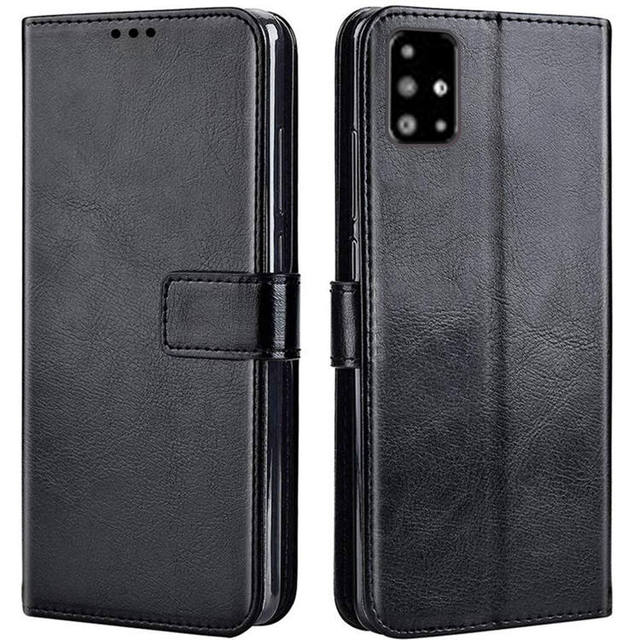 Wholesale High Quality Luxury Shockproof PU Phone Flip Wallet Cases Custom Logo for A51 A71 A91 S20 S20 Plus S20 Ultra A41