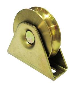 3 Inch V-Groove Gate Wheels Cast Iron Steel With Weldable Box - 1 - View #8