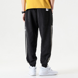 <span class=keywords><strong>กางเกง</strong></span>ลายทางสำหรับผู้ชาย<span class=keywords><strong>กางเกง</strong></span>ลำลองกางเกงขายาวสีดำแนวสตรีทเสื้อผ้า2020สำหรับผู้ชาย - Product Image 6