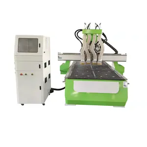 Professional 4 Muti Spindles 4 Heads 3D Metal Wood CNC Router Woodworking Cutting Engraving Machinery for Wooden Door Cabinet