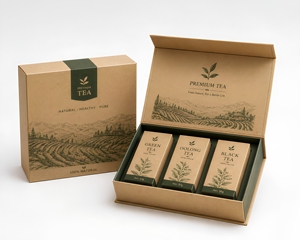 Custom Eco-Friendly <b>Magnetic</b> Rigid <b>Box</b> with Four-Color Printed Logo for <b>Gift</b> & Craft - Product Image 1