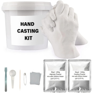 3D bambino adulto famiglia colata a mano <span class=keywords><strong>alginato</strong></span> stampo argilla Souvenir decorativo con modello di amore artificiale - Product Image 6