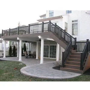 top-selling modern wrought iron stair handrails for outside