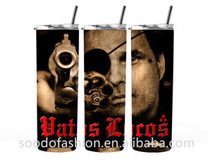 Новейший изготовленный на заказ высококачественный Тощий стакан Vatos Locos изолированный 20 унций сублимационный стакан для подарка - Product Image 6