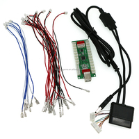 Placa codificadora USB 4 en 1, cero retardo para PC, PS2, PS3, Android, máquina de juego de Arcade DIY, controlador de botón de Joystick