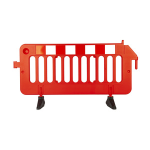 Barrière <span class=keywords><strong>de</strong></span> circulation imbriquée - Clôture en plastique PE durable pour zones <span class=keywords><strong>de</strong></span> construction routière - Product Image 5