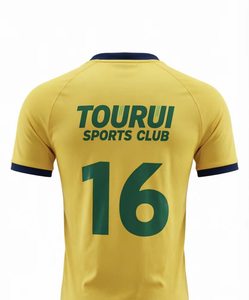 Maillot d'entraînement respirant à manches courtes pour homme, uniforme d'équipe de football personnalisé, impression par transfert thermique - Product Image 2