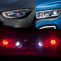 Lentille de phare à LED œil du diable pour voiture Lentille de phare à LED yeux de démon pour voiture