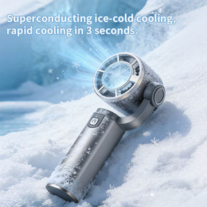 Ventilador portátil de mano con refrigeración por hielo, batería recargable por USB de 3600mAh, Mini ventilador eléctrico personal, ventilador de mano de alta velocidad - Product Image 3